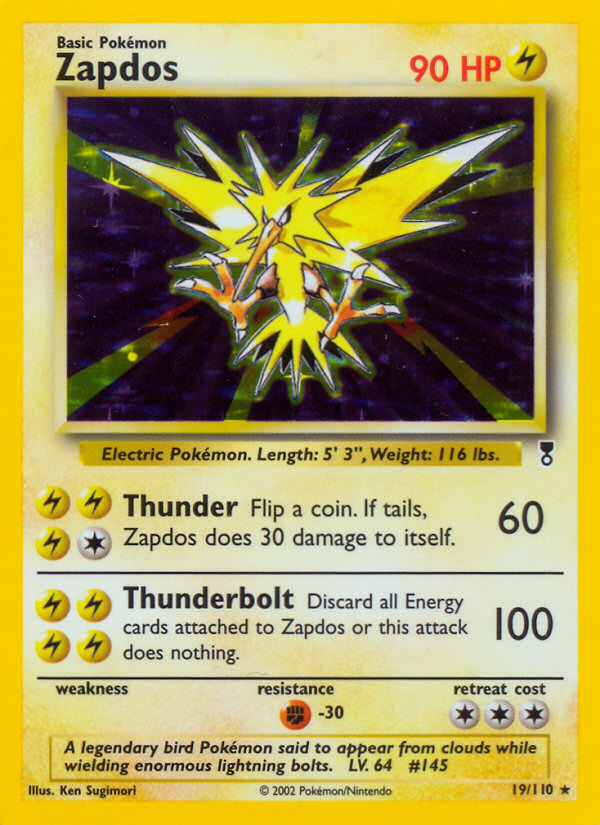 Zapdos (19/110) [Legendary Collection] Reverse Holofoil