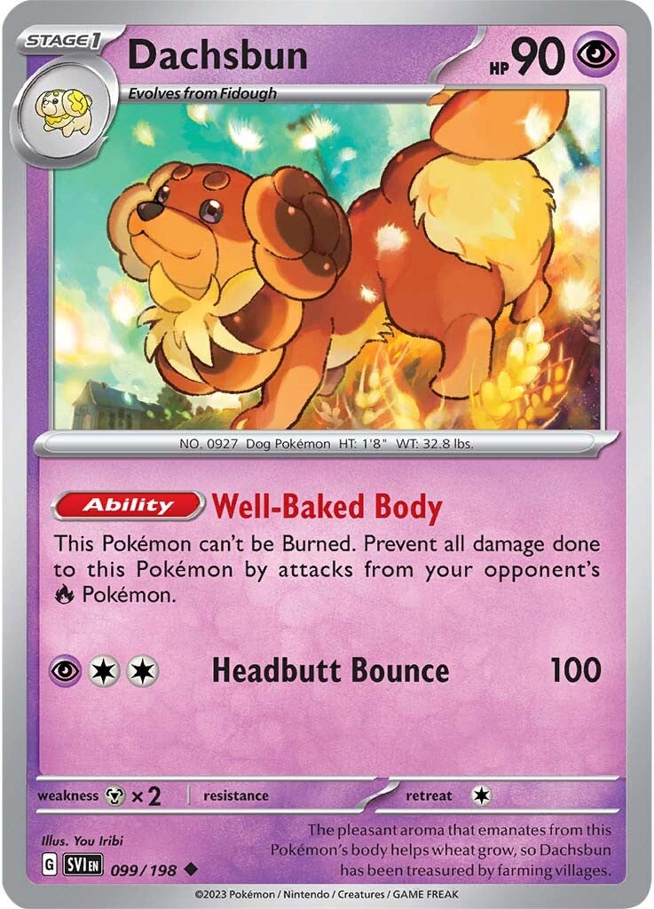 Dachsbun (099/198) [Scarlet & Violet: Base Set] Reverse Holofoil