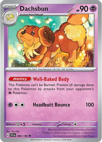 Dachsbun (099/198) [Scarlet & Violet: Base Set] Reverse Holofoil