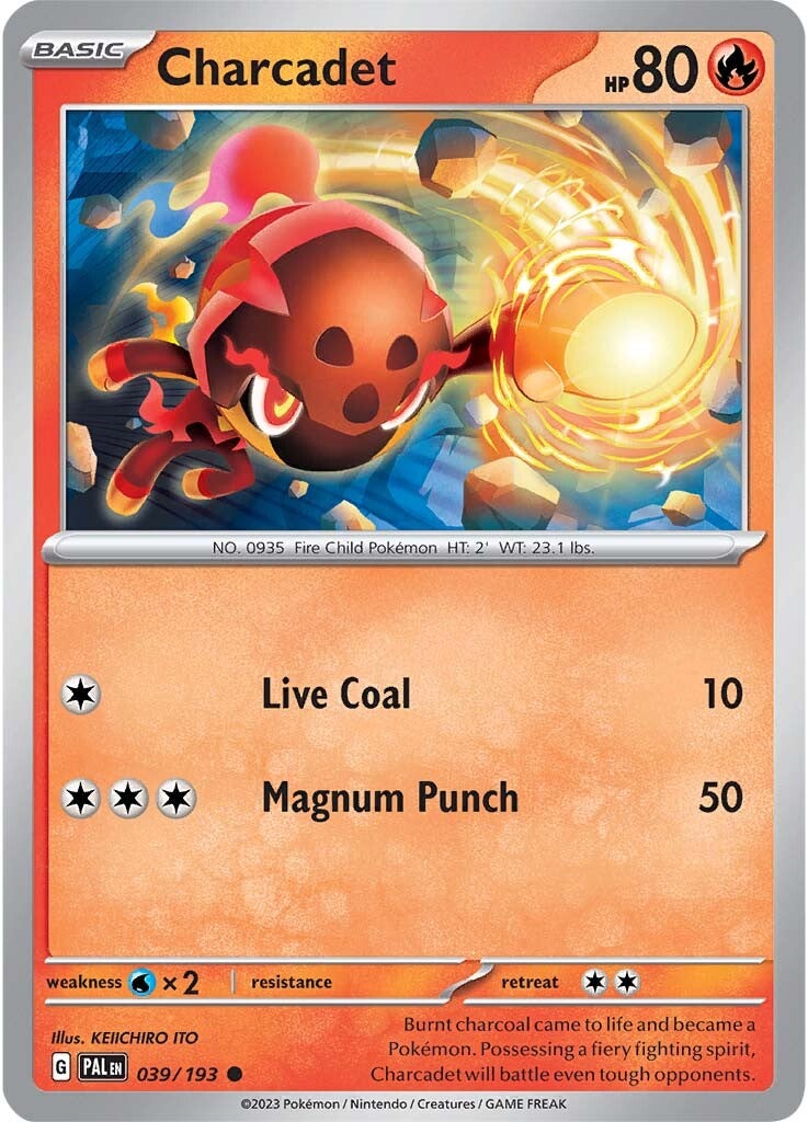Charcadet (039/193) [Scarlet & Violet: Paldea Evolved] Reverse Holofoil