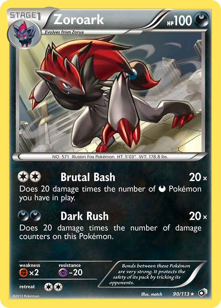 Zoroark (90/113) [Black & White: Legendary Treasures] Reverse Holofoil