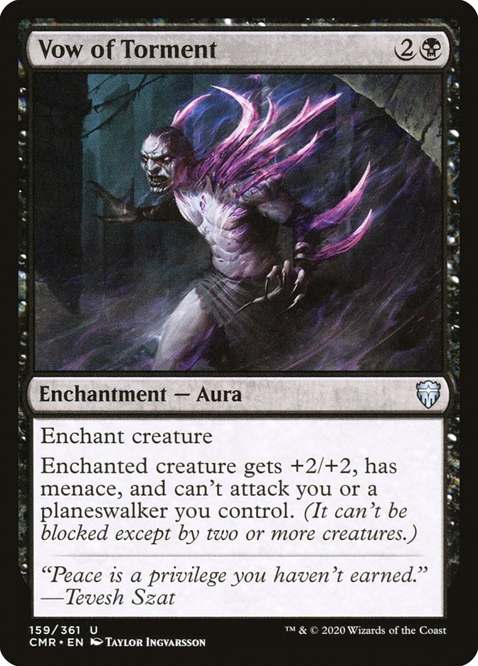 Vow of Torment [Commander Legends] Foil