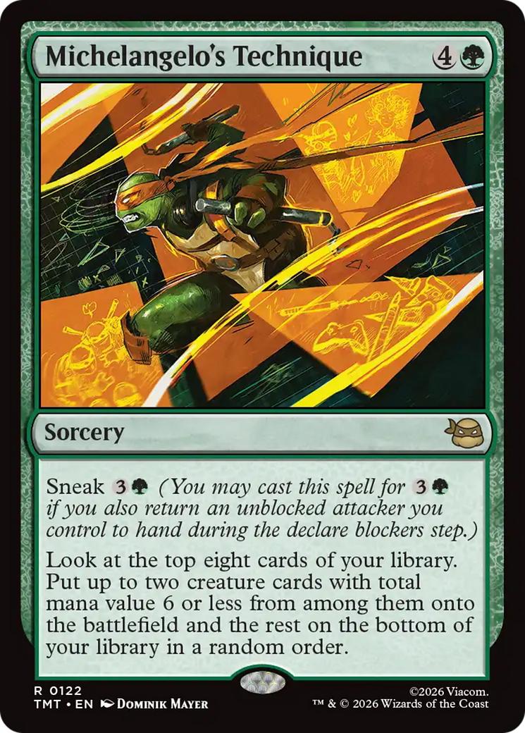 Michelangelo's Technique [Teenage Mutant Ninja Turtles] Foil