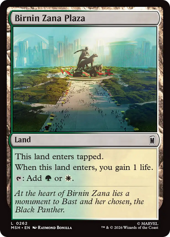 Birnin Zana Plaza [Marvel Super Heroes] Foil