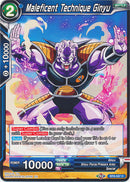 Maleficent Technique Ginyu (BT8-037) [Malicious Machinations] Parallel Foil