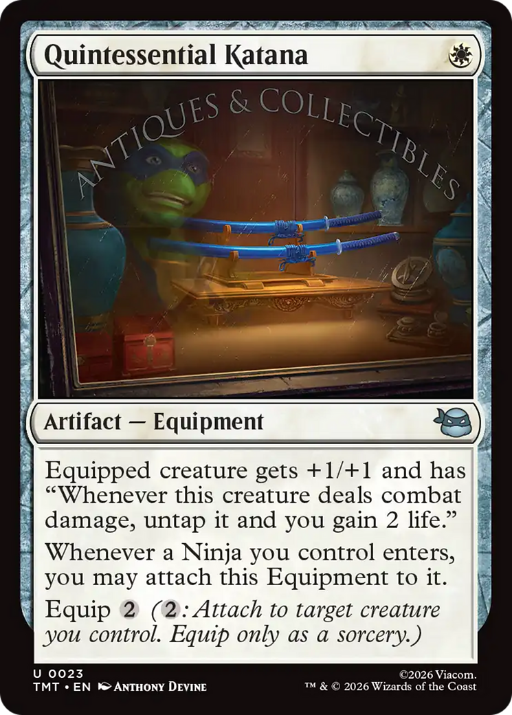 Quintessential Katana [Teenage Mutant Ninja Turtles] Foil