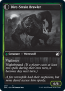 Tireless Hauler // Dire-Strain Brawler [Innistrad: Double Feature] Foil