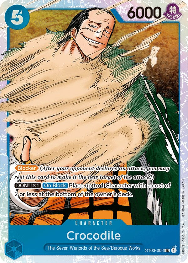 Crocodile (003) [Starter Deck: The Seven Warlords of The Sea] Foil