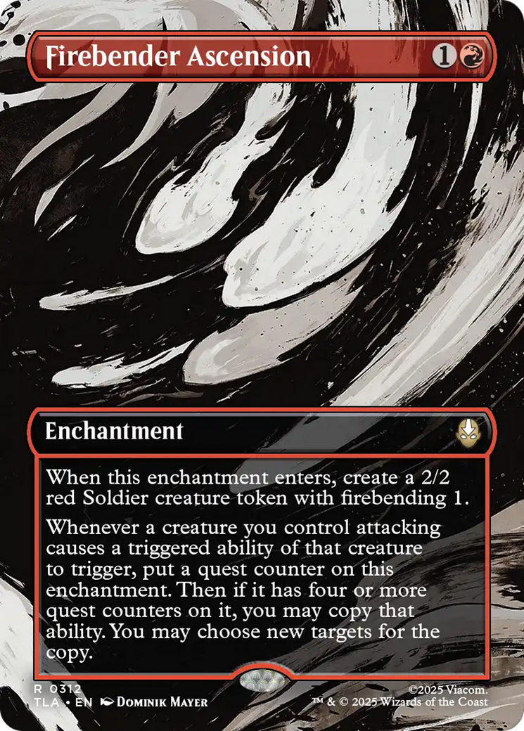 Firebender Ascension (Borderless) [Avatar: The Last Airbender] Foil