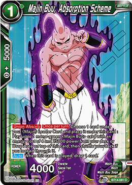 Majin Buu, Absorption Scheme (BT14-081) [Cross Spirits] Parallel Foil