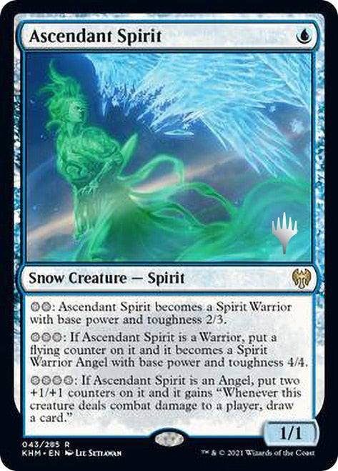 Ascendant Spirit (Promo Pack) [Kaldheim Promos] Foil