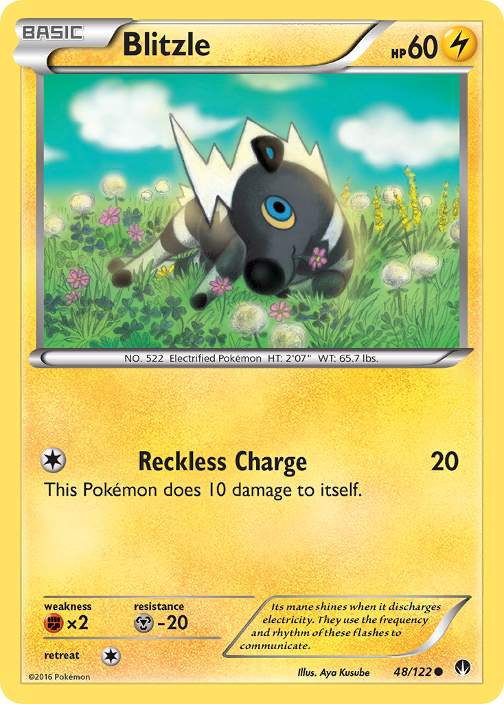 Blitzle (48/122) [XY: BREAKpoint] Reverse Holofoil