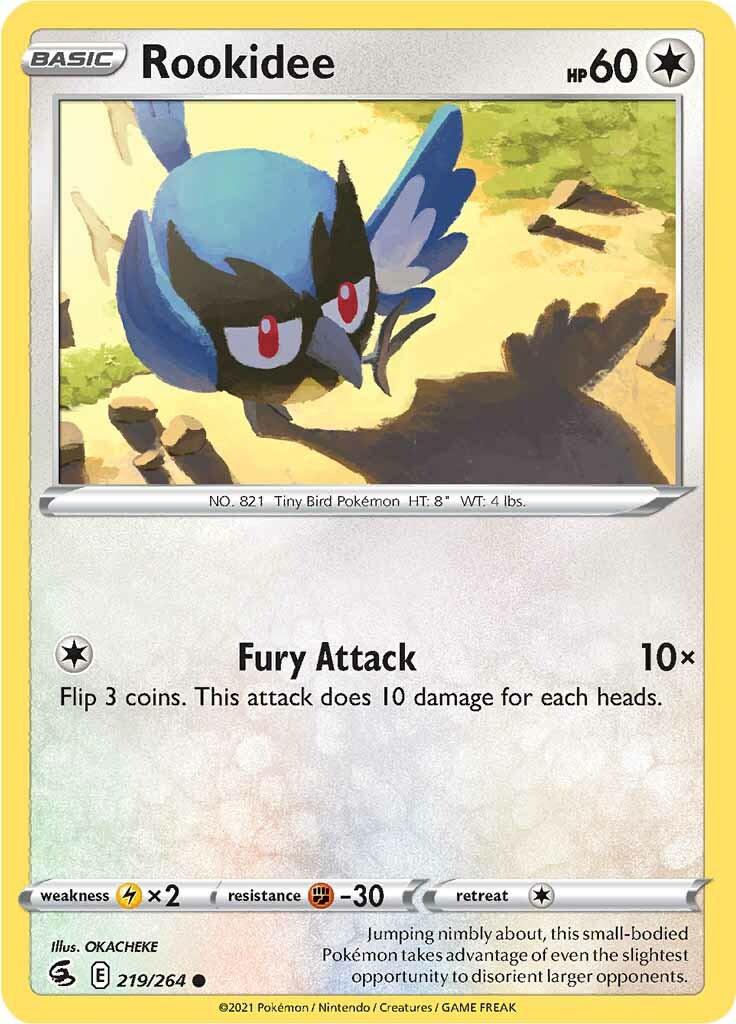 Rookidee (219/264) [Sword & Shield: Fusion Strike] Reverse Holofoil