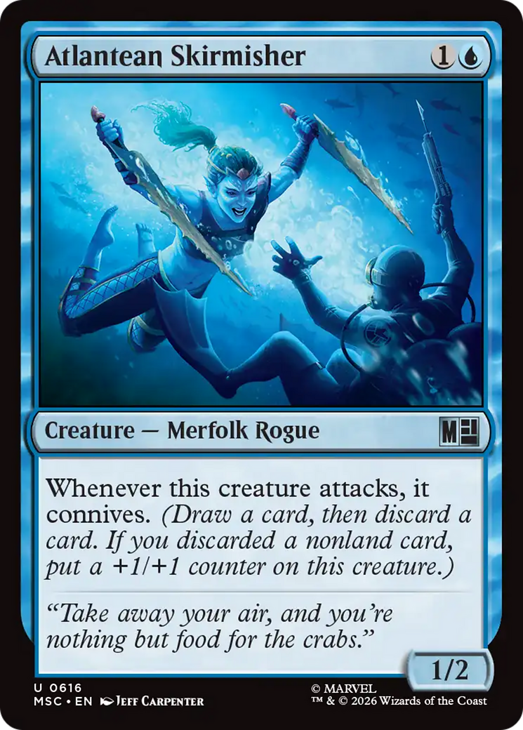 Atlantean Skirmisher [Marvel Super Heroes Commander] Foil