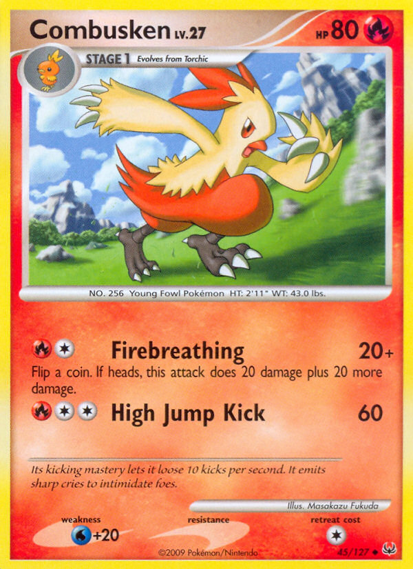 Combusken (45/127) [Platinum: Base Set] Reverse Holofoil