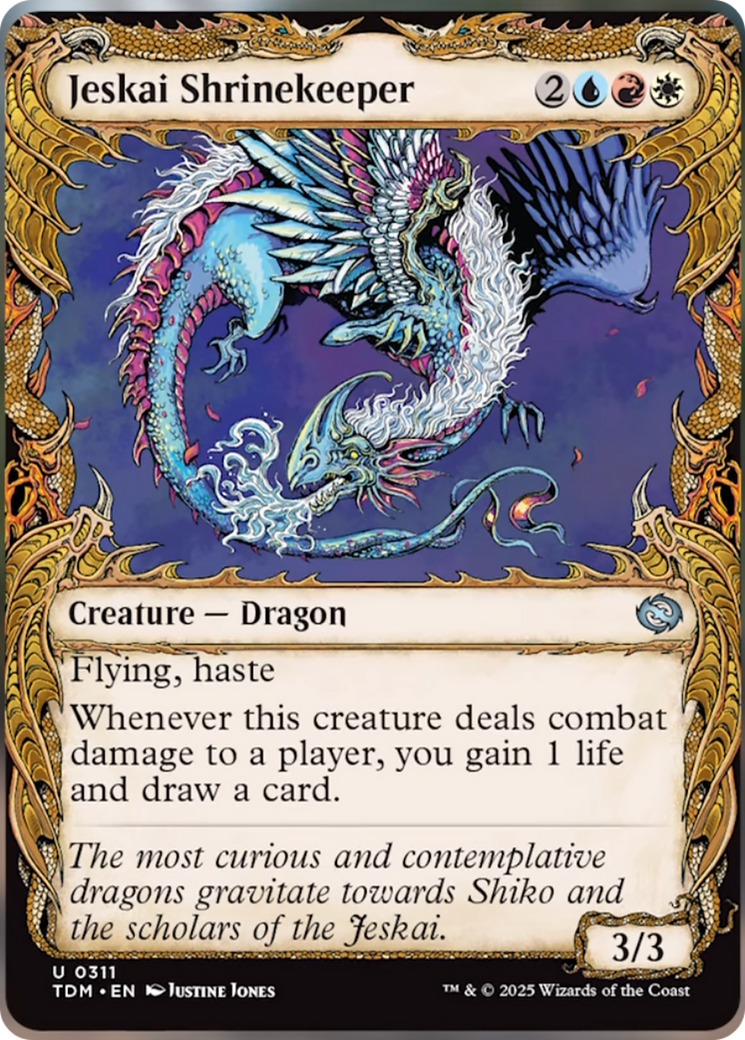 Jeskai Shrinekeeper (Showcase) [Tarkir: Dragonstorm] Foil
