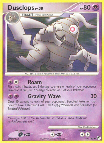Dusclops (47/130) [Diamond & Pearl: Base Set] Reverse Holofoil