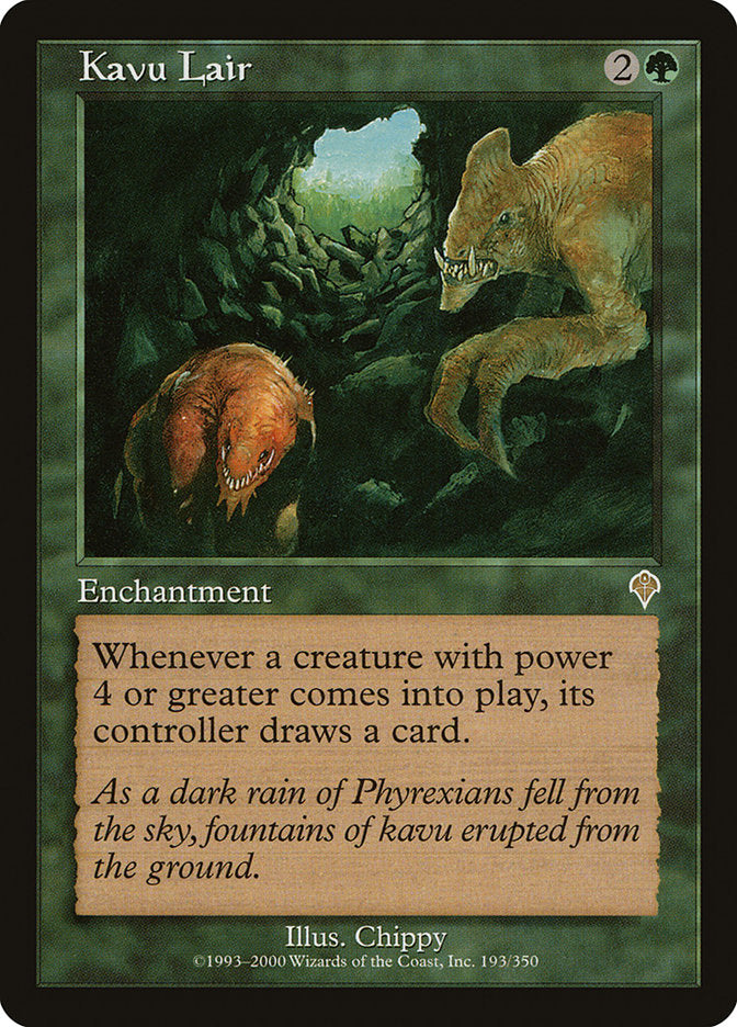 Kavu Lair [Invasion] Foil