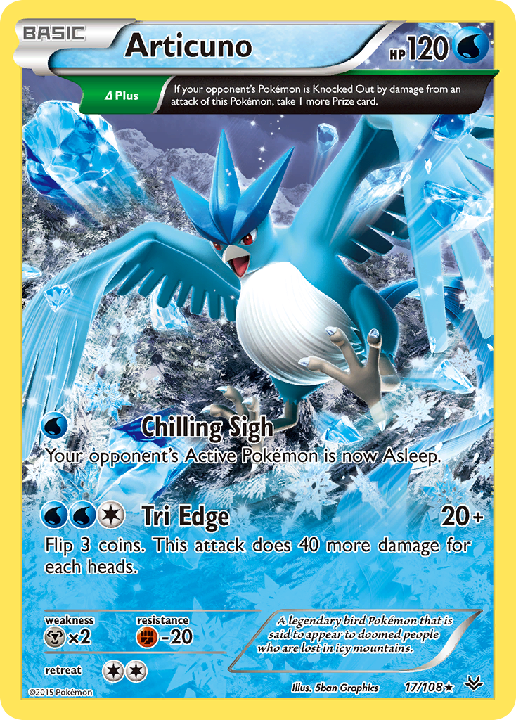 Articuno (17/108) [XY: Roaring Skies] Reverse Holofoil