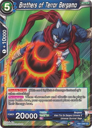 Brothers of Terror Bergamo (TB1-036) [The Tournament of Power] Parallel Foil