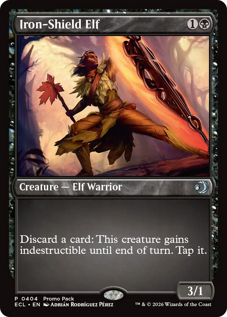 Iron-Shield Elf [Lorwyn Eclipsed Promos] Foil