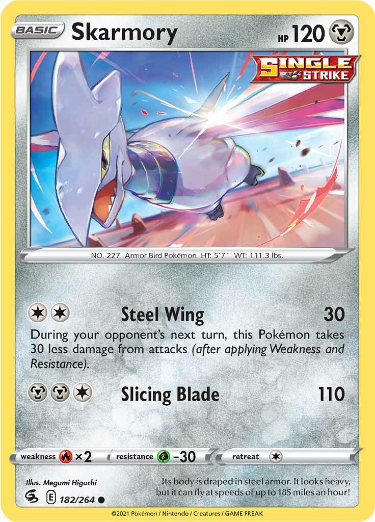 Skarmory (182/264) [Sword & Shield: Fusion Strike] Reverse Holofoil
