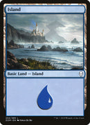 Island (254) [Dominaria] Foil