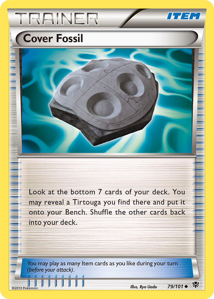 Cover Fossil (79/101) [Black & White: Plasma Blast] Reverse Holofoil
