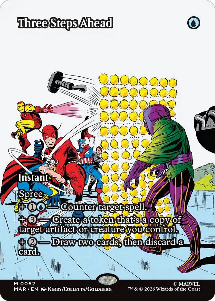Three Steps Ahead (Borderless) [Marvel Universe: Eternal-Legal] Foil