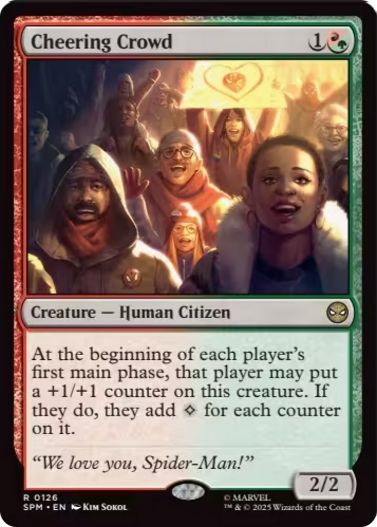 Cheering Crowd [Marvel's Spider-Man] Foil
