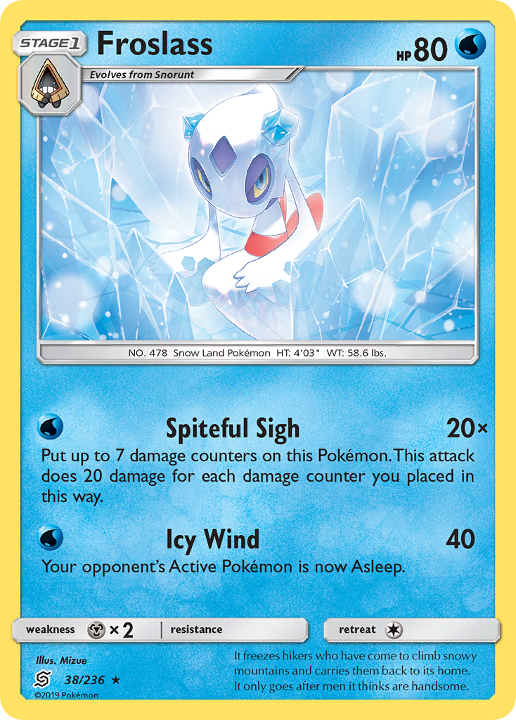 Froslass (38/236) [Sun & Moon: Unified Minds] Reverse Holofoil