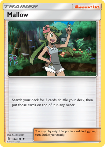 Mallow (127/145) [Sun & Moon: Guardians Rising] Reverse Holofoil