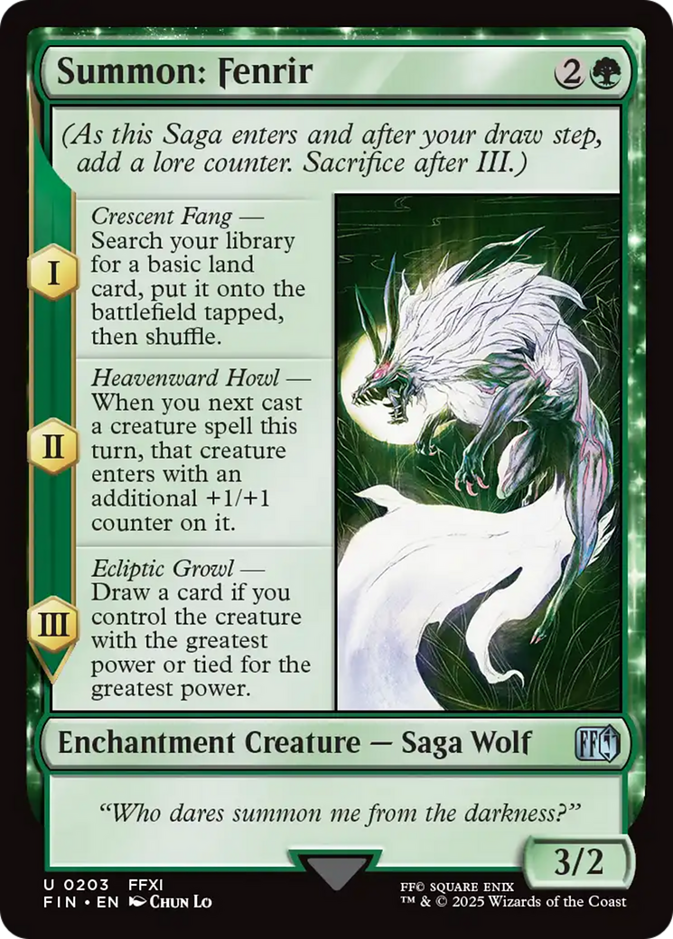 Summon: Fenrir [FINAL FANTASY] Foil