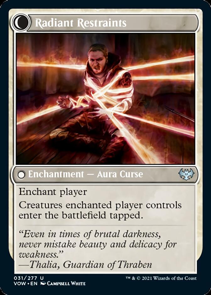 Radiant Grace // Radiant Restraints [Innistrad: Crimson Vow] Foil