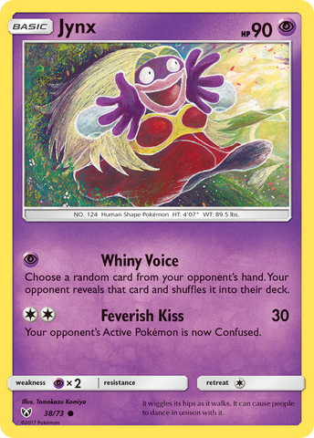 Jynx (38/73) [Sun & Moon: Shining Legends] Reverse Holofoil