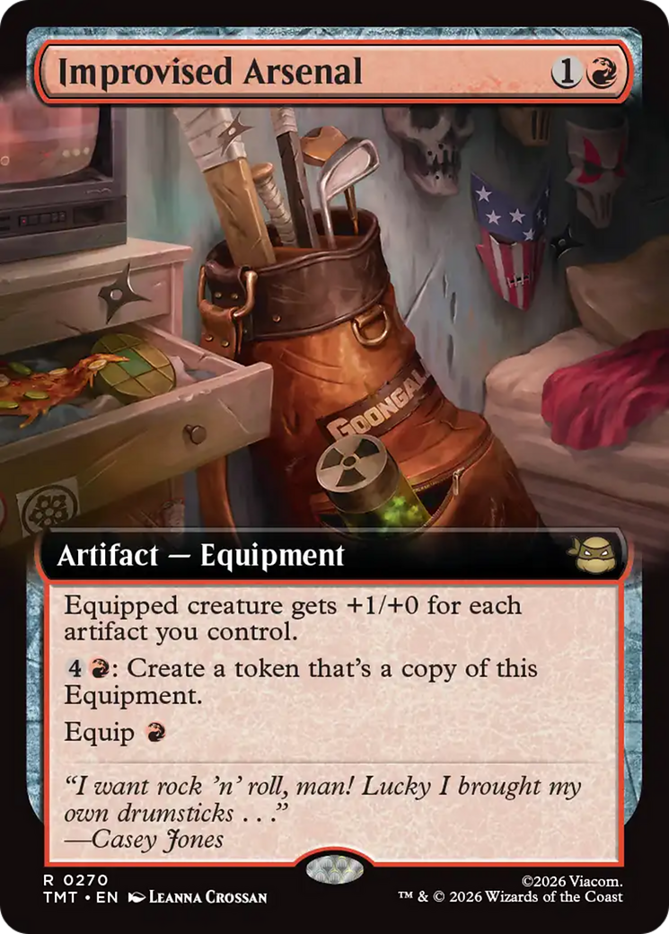 Improvised Arsenal (Extended Art) [Teenage Mutant Ninja Turtles] Foil