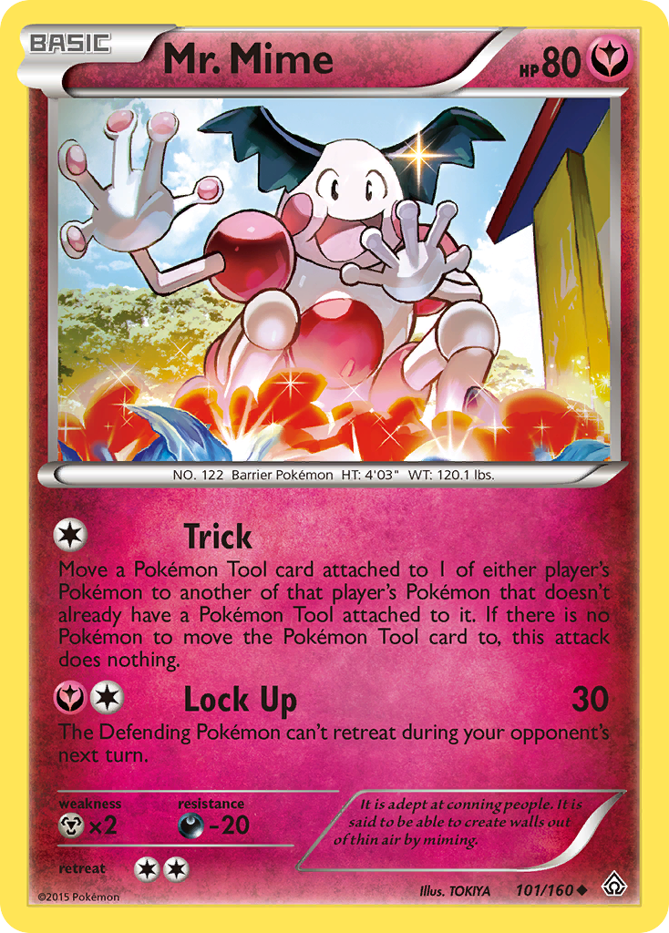 Mr. Mime (101/160) [XY: Primal Clash] Reverse Holofoil