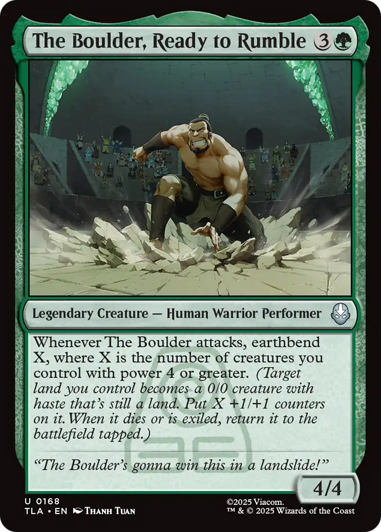 The Boulder, Ready to Rumble [Avatar: The Last Airbender] Foil