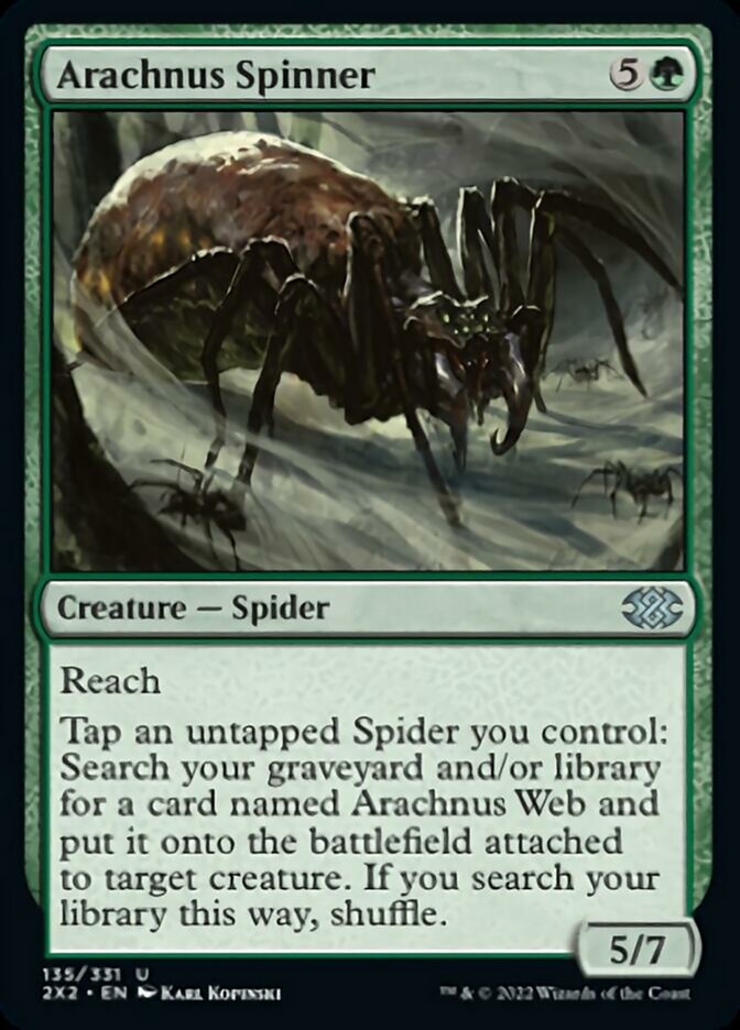 Arachnus Spinner [Double Masters 2022] Foil