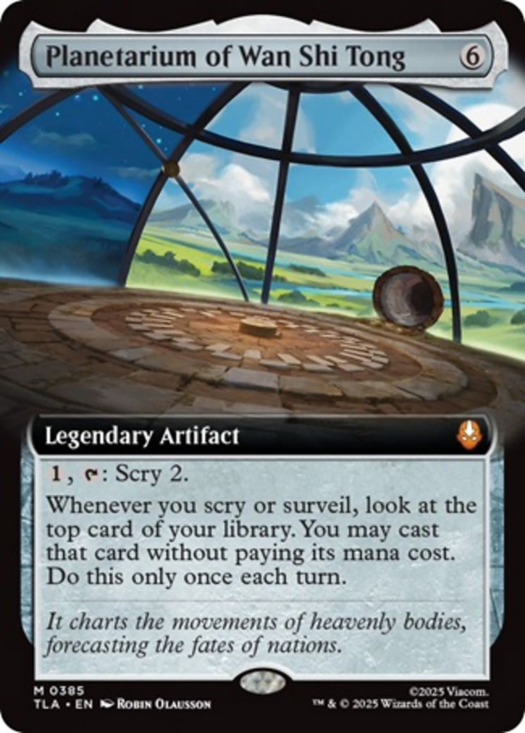 Planetarium of Wan Shi Tong (Extended Art) [Avatar: The Last Airbender] Foil