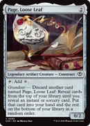 Page, Loose Leaf [Secrets of Strixhaven] Foil
