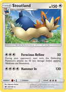 Stoutland (105/149) [Sun & Moon: Base Set] Reverse Holofoil