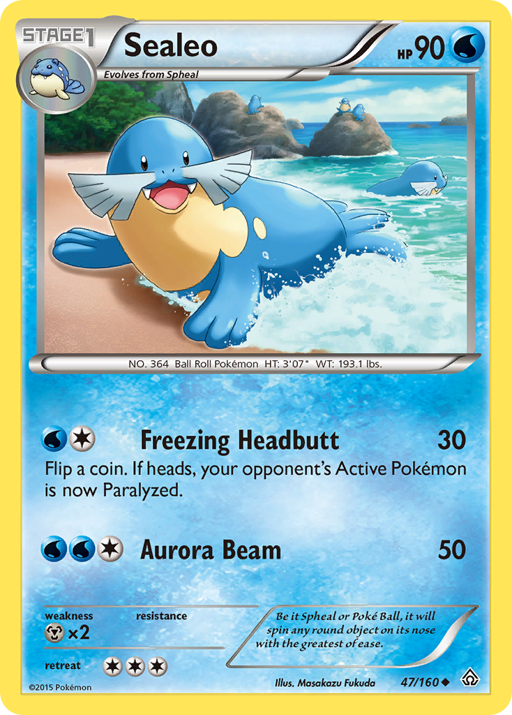 Sealeo (47/160) [XY: Primal Clash] Reverse Holofoil