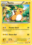 Raichu (28/111) [XY: Furious Fists] Reverse Holofoil