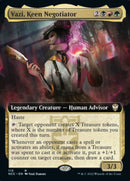 Vazi, Keen Negotiator (Extended Art) [Streets of New Capenna Commander] Foil