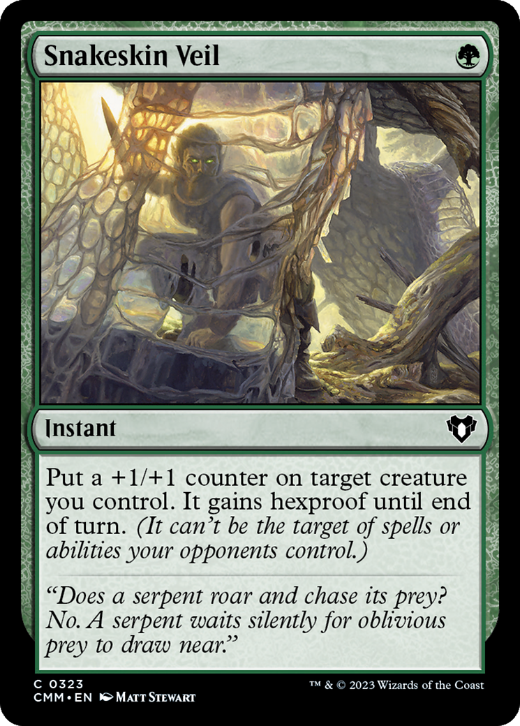 Snakeskin Veil [Commander Masters] Foil
