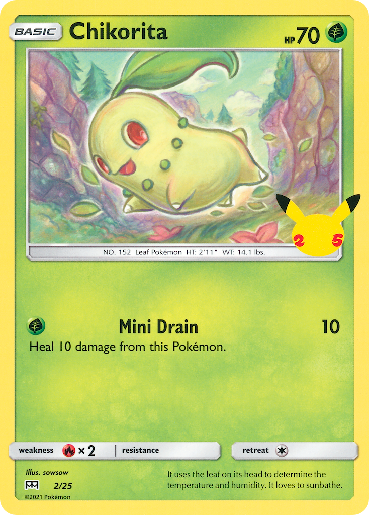 Chikorita (2/25) [McDonald's 25th Anniversary] Holofoil