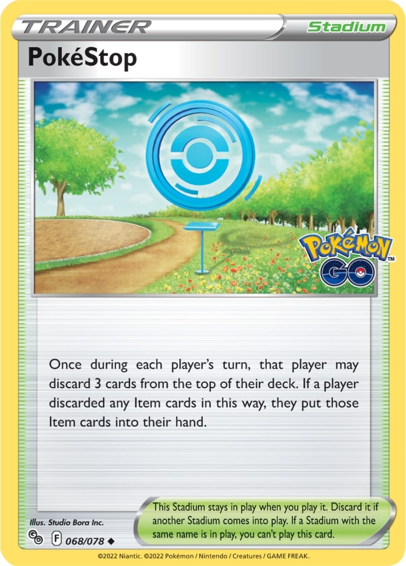 PokeStop (068/078) [Pokémon GO] Reverse Holofoil