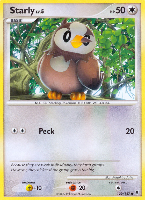 Starly (129/147) [Platinum: Supreme Victors] Reverse Holofoil