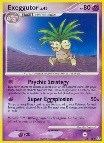 Exeggutor (54/146) [Diamond & Pearl: Legends Awakened] Reverse Holofoil